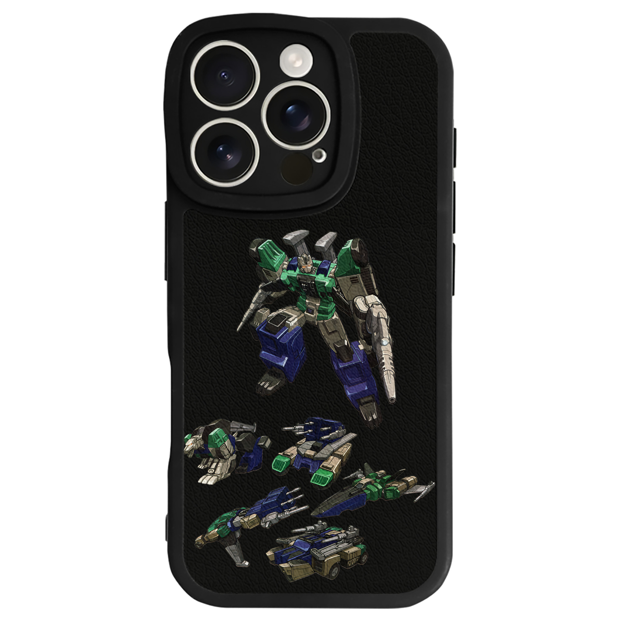 （画像用） Transformers トランスフォーマー 【iPhone 16シリーズ対応】シリコンスマホケース（レザー調） 材質：シリコン
